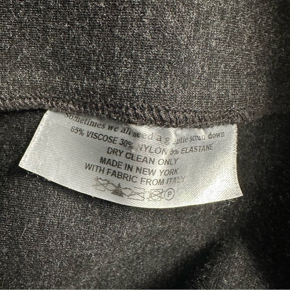 M.M. Lafleur Dress Mini Lydia Preppy Minimalist Twist Straps Dark Gray 6 Small - Picture 7 of 7